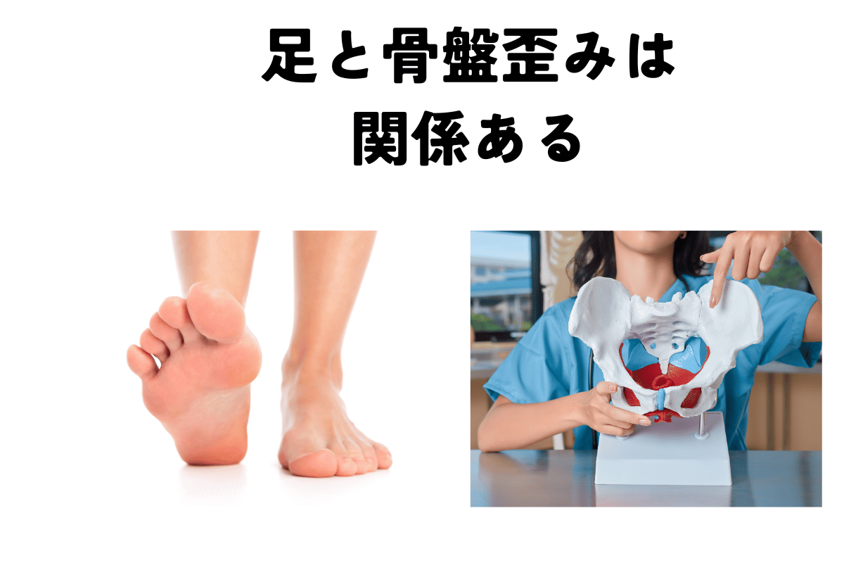 骨盤と足の歪み