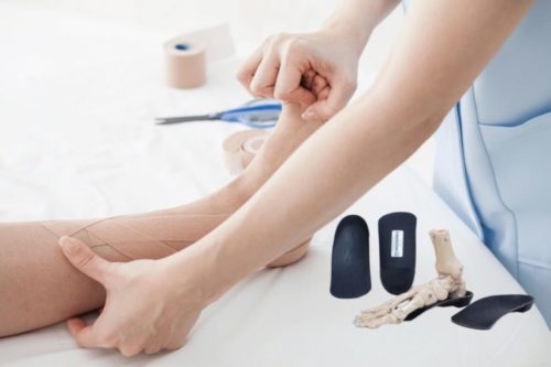 テーピングやインソール